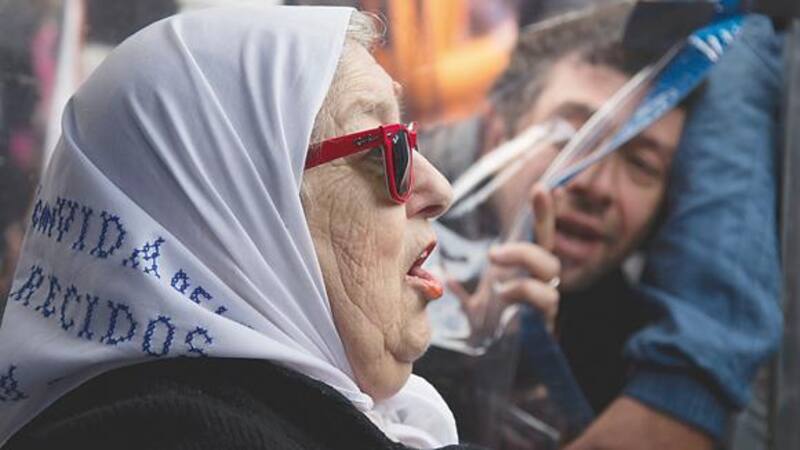Hebe de Bonafini, titular de Madres de Plaza de Mayo.
