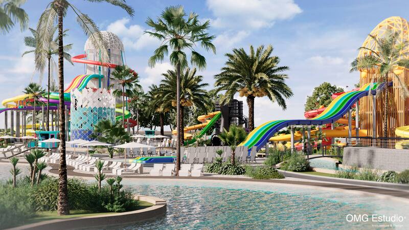 El parque acuático contará con 50 atracciones