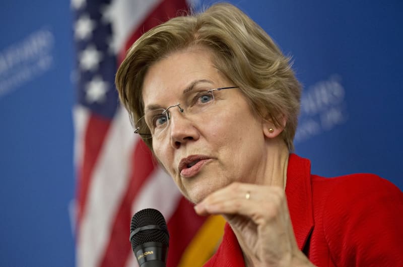 Elizabeth Warren, senadora del Partido Demócrata.