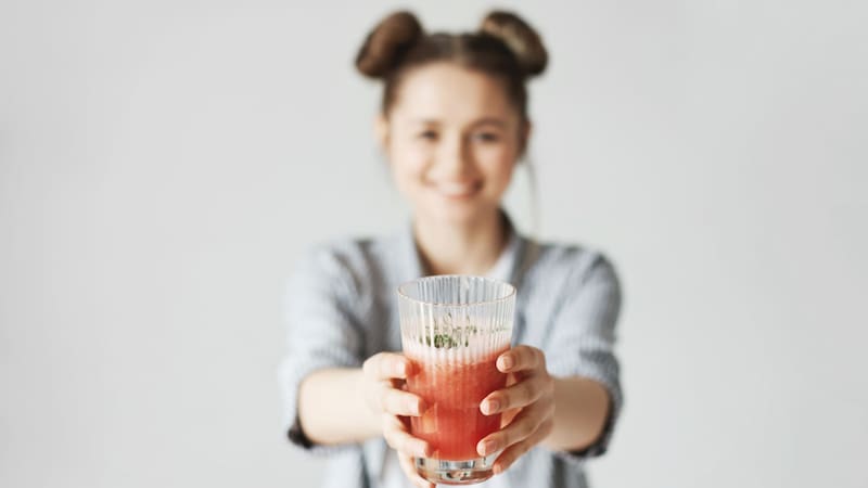Este licuado es absolutamente sabroso y además, nutritivo y saludable.