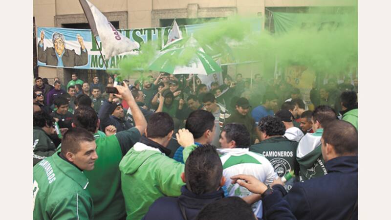 Una manifestación de Camioneros (foto archivo)