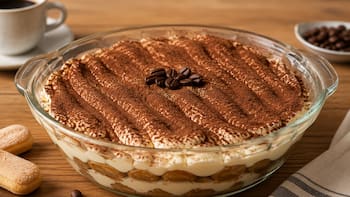 Receta de postre de vainillas y café, rápida y fácil