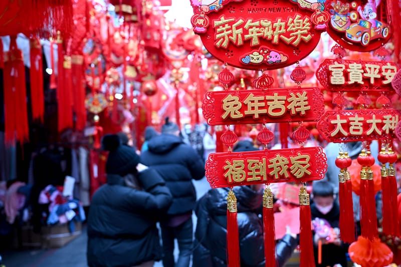 Hoy la comunidad china celebró la llegada del año 4271. (Foto: Xinhua).