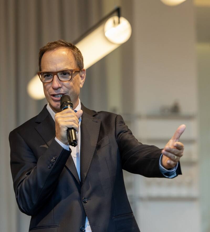 Ramiro Juliá, CEO de Americas Capital, durante la presentación del plan 2025, en el Malba