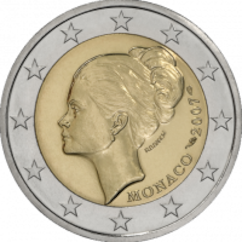 La moneda Mónaco edición 2007.