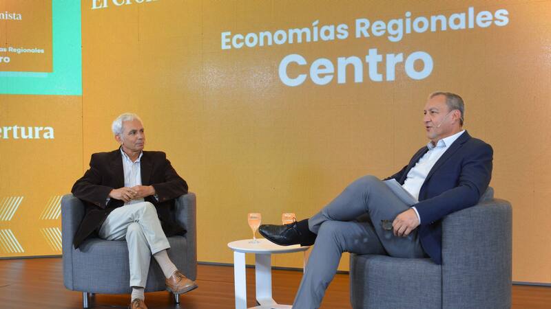 Pablo Vernengo (CAME) con Ariel Cohen (El Cronista)