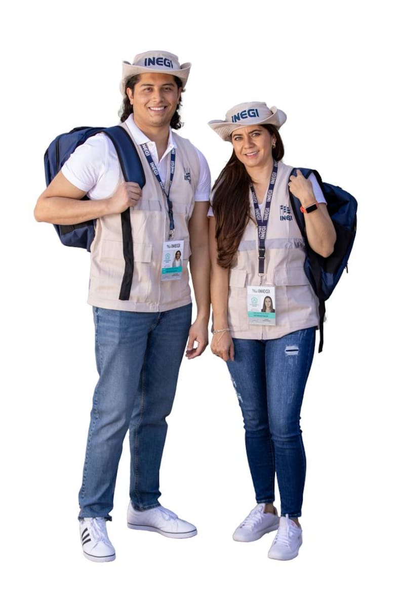 Cómo identificar a los encuestadores del INEGI. Fuente: INEGI.
