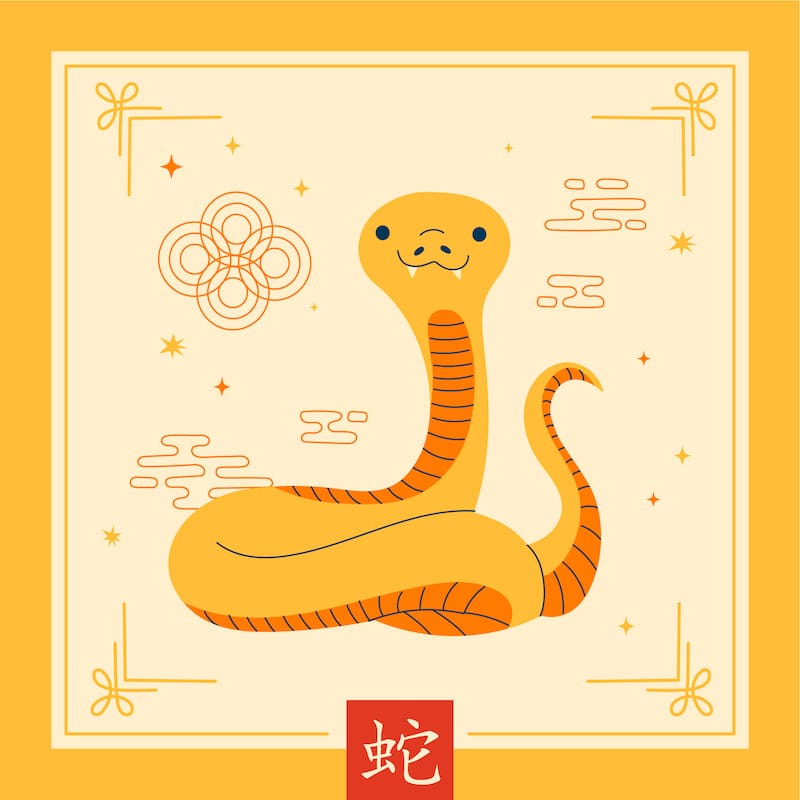 La Serpiente en el horóscopo chino experimentará una llegada potente de prosperidad y bienestar en su vida. (Foto: Freepik)