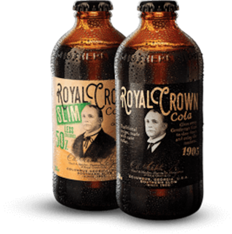 Royal Crown lanzó botellas vintage de su gaseosa cola con una sorpresa en su fórmula.