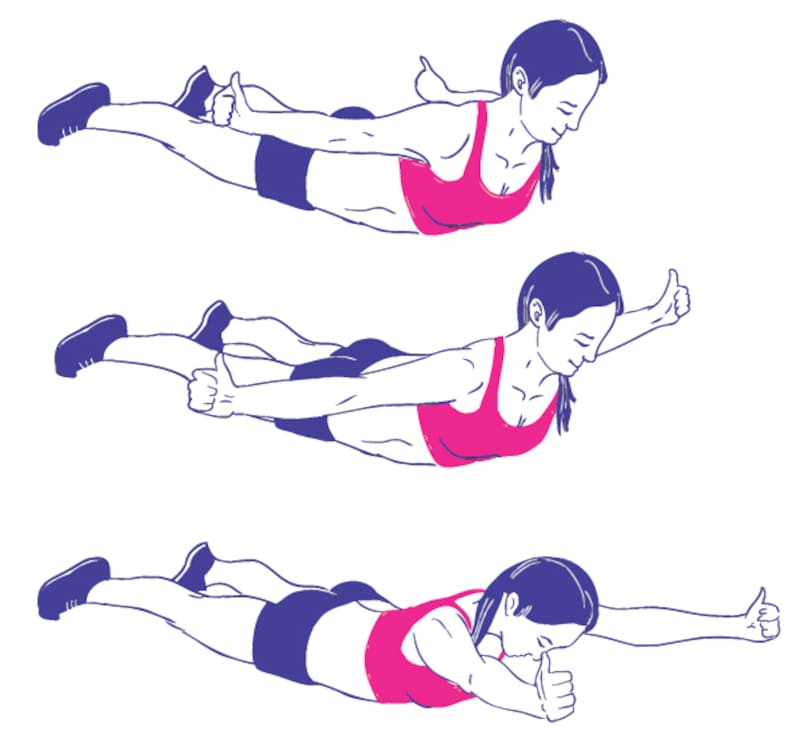 Para trabajar la parte superior del cuerpo, se pueden hacer ejercicios como los Supermans, que fortalecen la espalda y los músculos del core. (Foto: archivo)