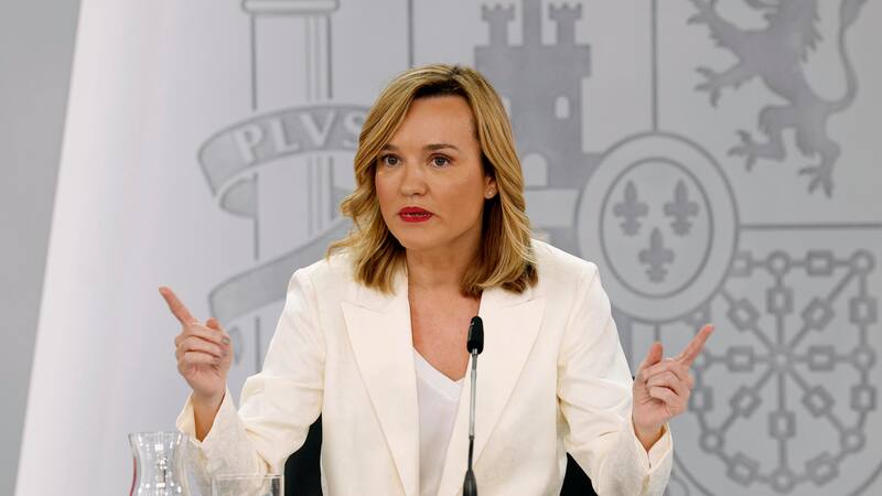 Pilar Alegría, portavoz del Gobierno de España.