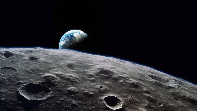 Un nuevo hallazgo sobre la Luna permite conocer más sobre el Sistema Solar.