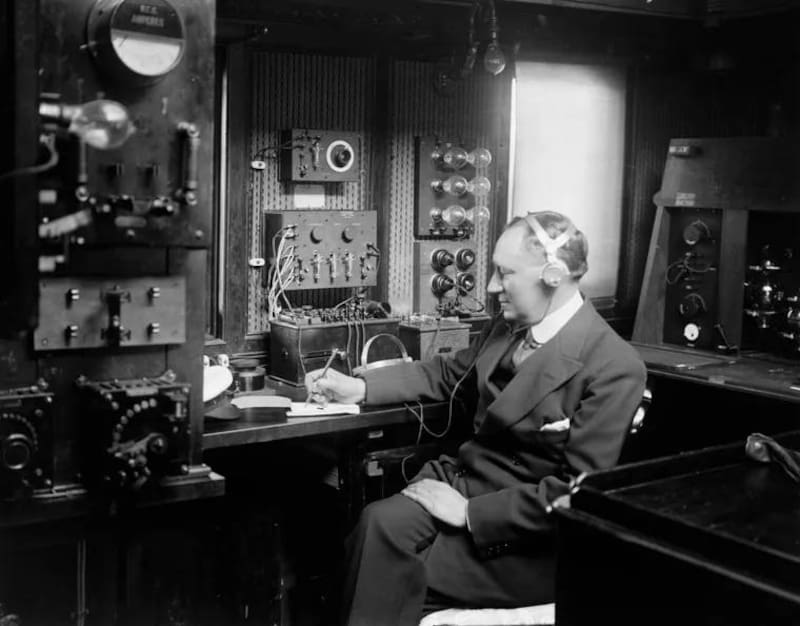 Telegráfo del Titanic, el tesoso jamás recuperado. Fuente: National Geographic.