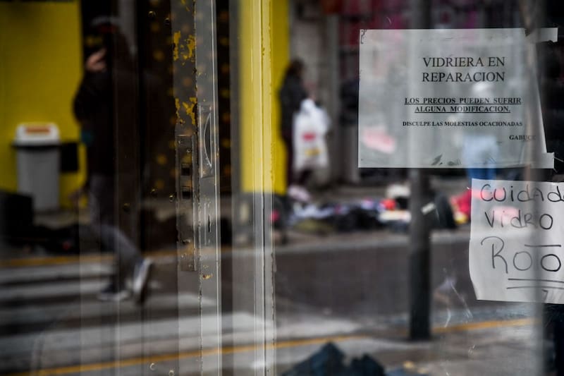 Muchos locales en Once están cerrados porque no tienen precios de referencia para vender