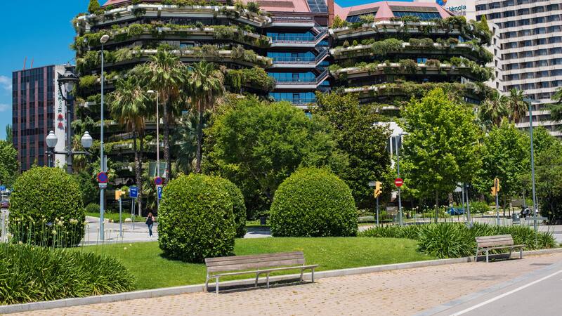 Edificio del Grupo Planeta en Barcelona.