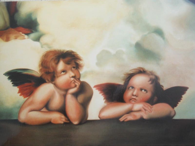 Recreación de ángeles. Fuente: Archivo.