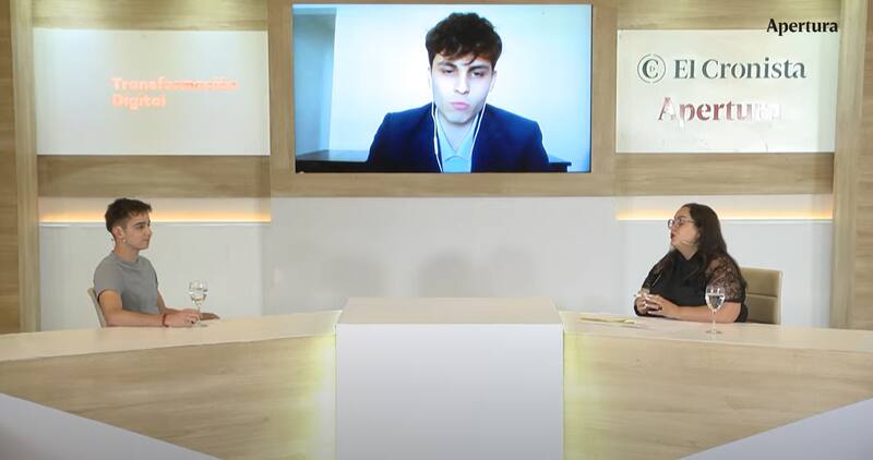 Leonel Abuin, jefe de proyecto en NEOCULI, y Franco Viau, CEO de Satelites On Fire.