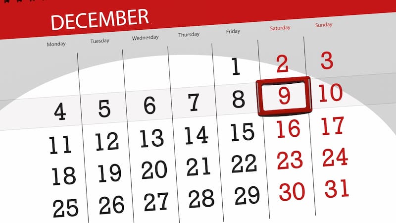 El 9 de diciembre será feriado para cientos de argentinos.