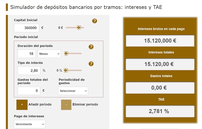 Adiós CaixaBank: esto se podría ganar con el depósito de TargoBank a 18 meses. (Foto: www.bde.es).