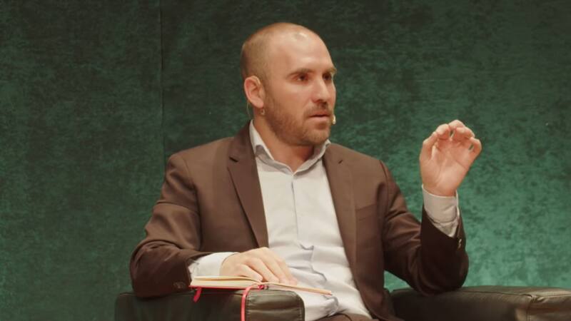 El ministro de Economía, Martín Guzmán, supervisó la licitación