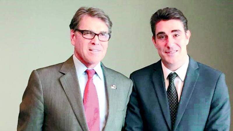 El secretario de Energía de Estados Unidos, Rick Perry, se encontrará hoy con su par Javier Iguacel