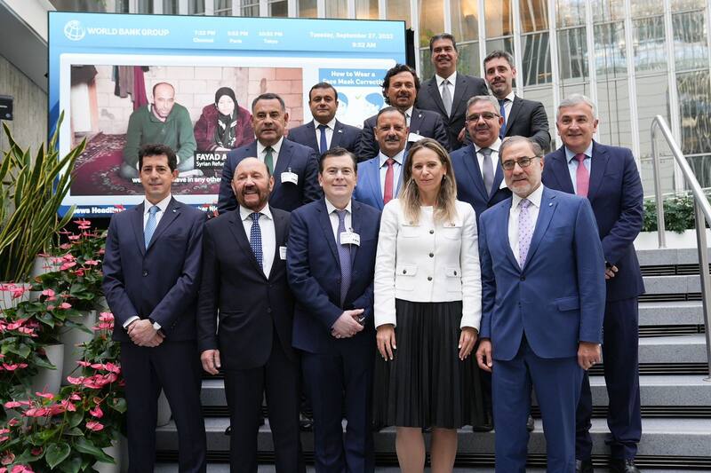 Los gobernadores del norte, en una reunión en Washington D.C.