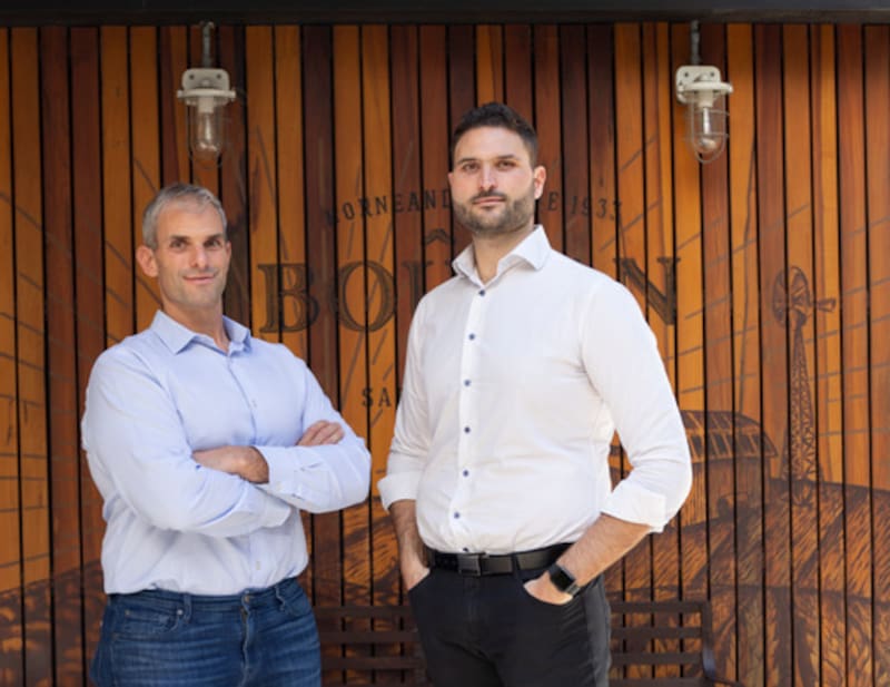 Diego y su hermano Leandro: ambos pisan fuerte en la escena del buen pan.