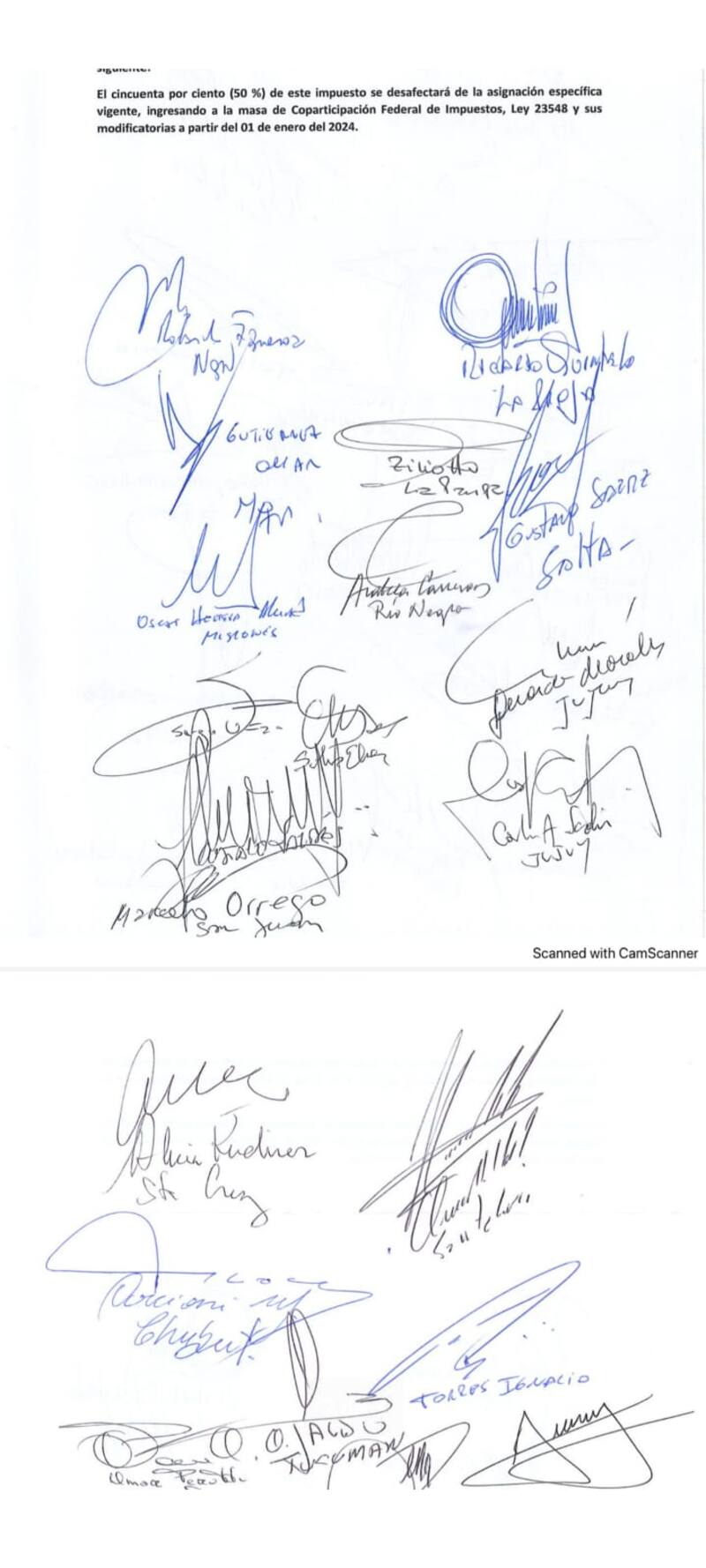 Acta Federal de gobernadores peronistas, radicales, del PRO y provinciales