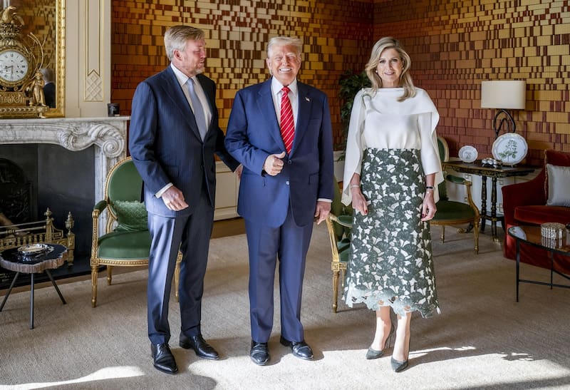 Donald Trump permanecerá en el palacio de la realeza durante su presencia en Países Bajos (Fuente: EFE).