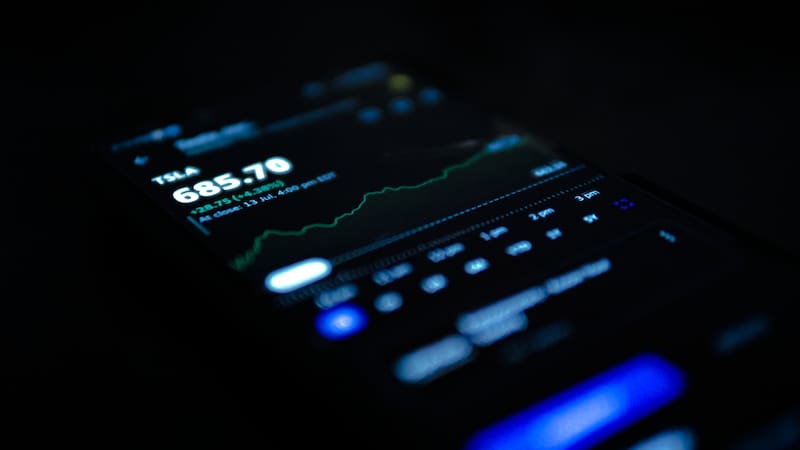 La cotización de las principales acciones en España.