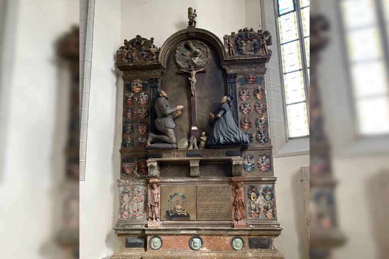 La iglesia de San Andrés en Eisleben, donde se encontró el tesoro, es famosa por su conexión con Martín Lutero.
(Foto: LiveScience)