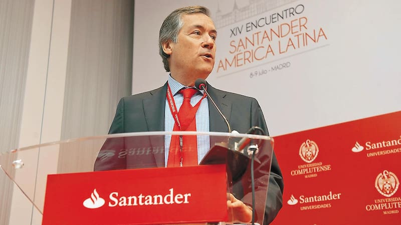 Enrique Cristofani, director ejecutivo del banco Santander Río