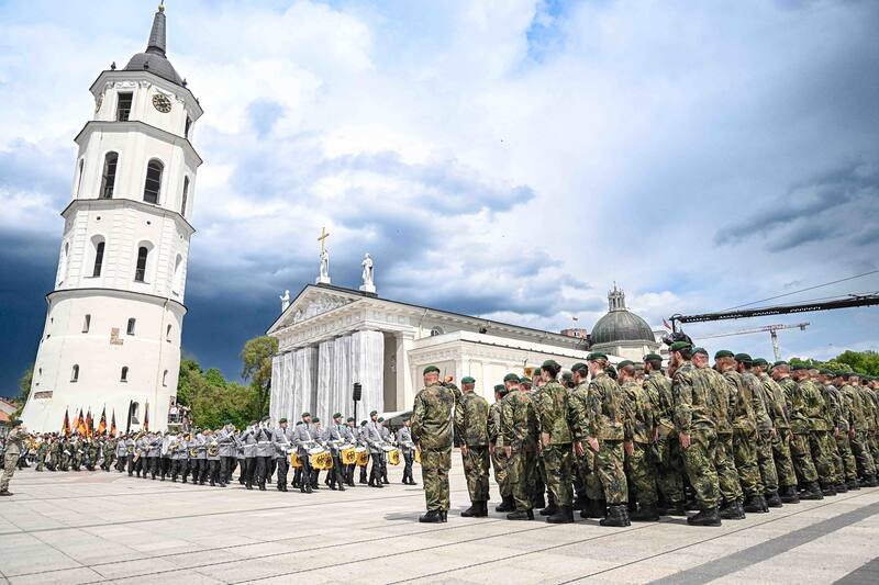 Pelotón del ejército en Lithuania. Fuente: Ministry of National Defence of the Republic of Lithuania.