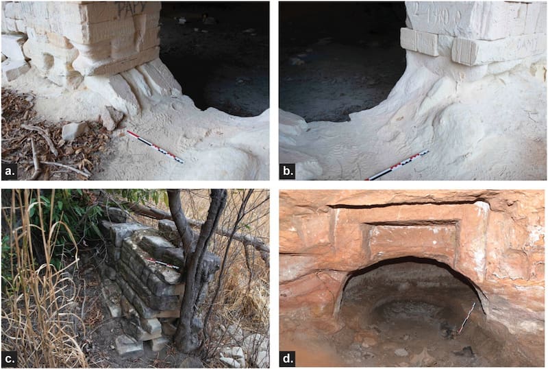 Imágenes de algunas de las construcciones halladas en Teniky, Madagascar. (Foto: tandfonline.com)