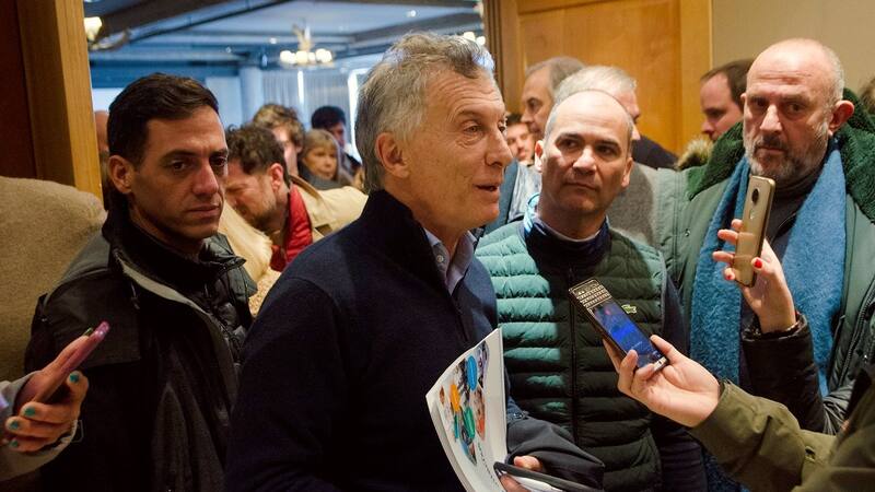 "No era muy optimista por el presente, pero sí soy optimista por el mediano y largo plazo de la Argentina", dijo Macri (Foto: gentileza diario Río Negro).