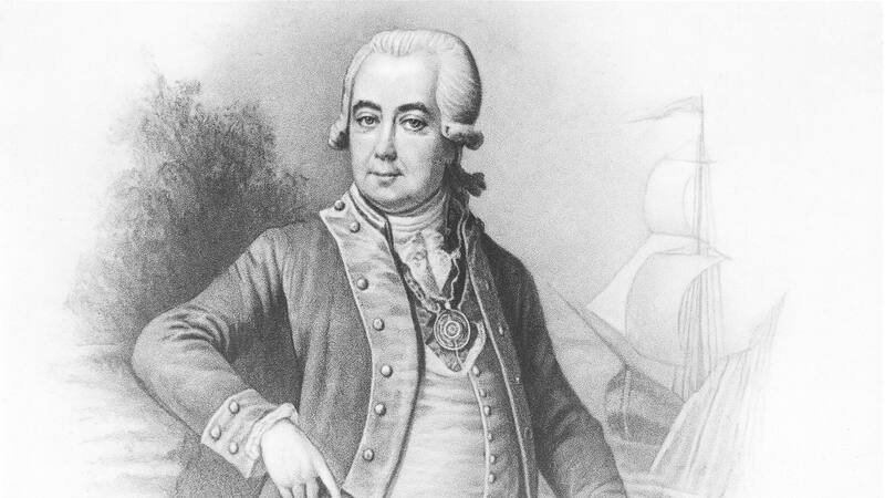 Grabado del comerciante y navegante ruso del siglo XVIII, al que Hans Magnus Enzensberger llamó "el Colón de Rusia".