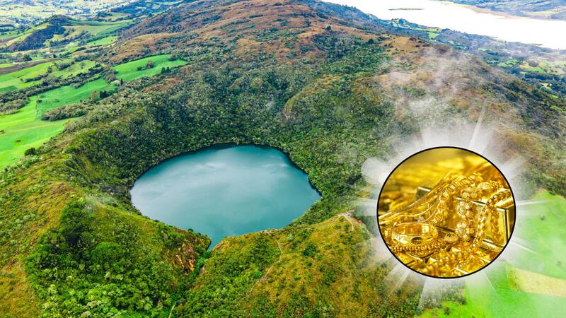Esta laguna guarda la historia y los tesoros de la civilización muisca que inspiraron la leyenda de El Dorado.