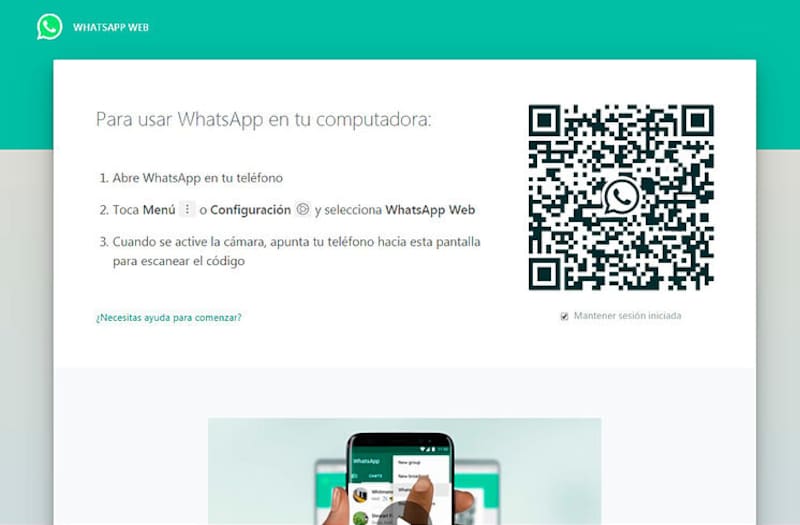 WhatsApp Web.