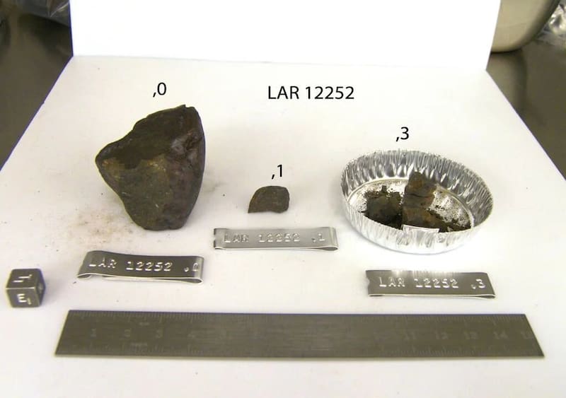 Meteorito LAR 12252. (NASA)
