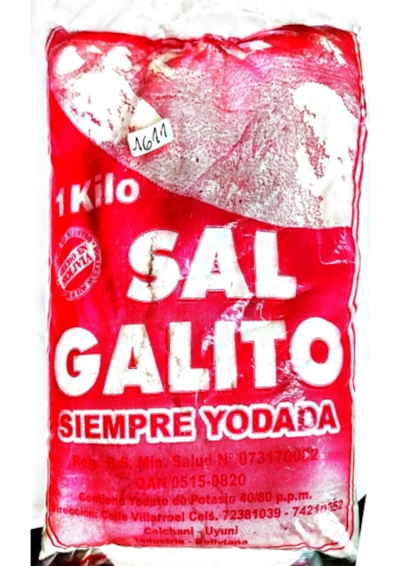 Foto de la sal de mesa prohibida del anexo de la disposición 7110/2024del Boletín Oficial.