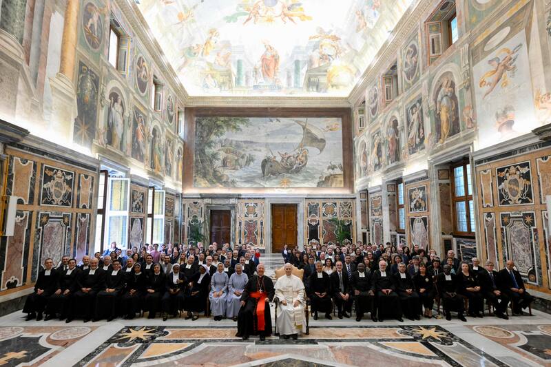 El papa León XIV recibió al líder de la Iglesia greco-católica ucraniana, Su Beatitud Sviatoslav Shevchuk, en una audiencia privada el jueves 15 de mayo. Foto: EFE.