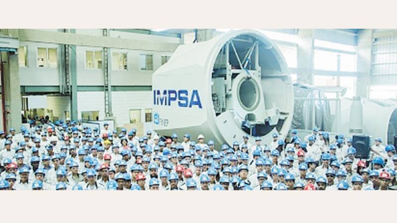 Actualmente, IMPSA emplea Argentina a casi 3.500 trabajadores