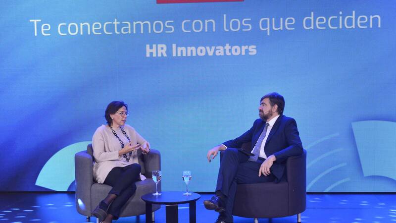 Guadalupe González junto a Hernán de Goñi en el evento de El Cronista