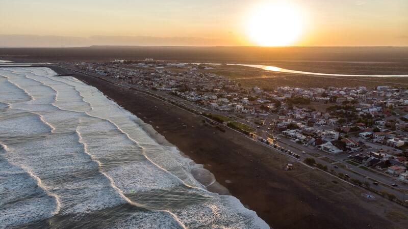 Playa Unión es una de las playas atractivas de Chubut.