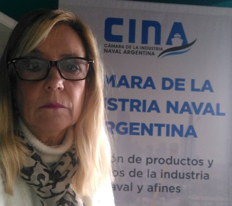 Silvia Martínez, presidenta de la Cámara de la Industria Naval Argentina (CINA)