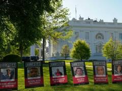 Trump exhibe rostros de colombianos en el "muro de la infamia" de la Casa Blanca