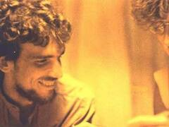 Como homenaje, Charly regaló una foto con el Flaco