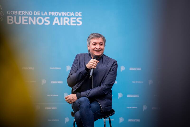 El martes el diputado Máximo Kirchner, presidente del PJ bonaerense, habló en un acto en La Plata