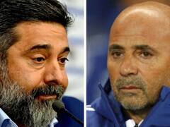 Angelici: “Ví a Sampaoli con ganas de seguir, pero tengo opiniones encontradas"