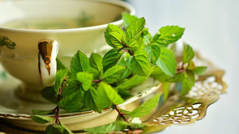El té de menta es una poderosa infusión que ayuda al sistema digestivo. Fuente: Archivo.